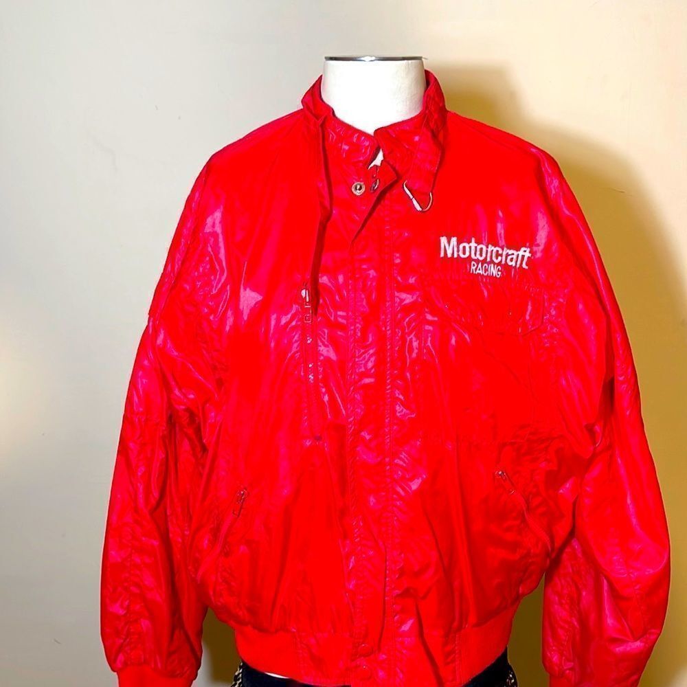 Vintage 80s WINDBREAKER Motor craft Racing Jacket
